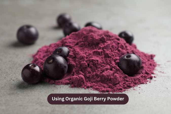 Using Organic Goji Berry Powder