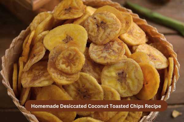 Homemade Desiccated Coconut Toasted Chips Recipe