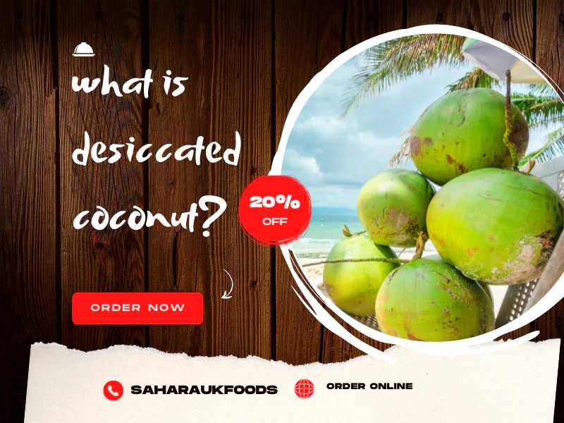 what is desiccated coconut
