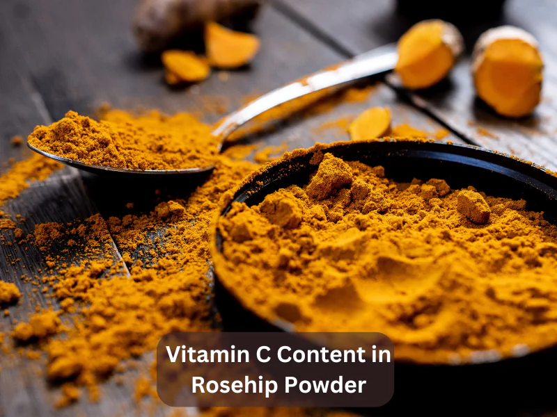 Vitamin C Content in Rosehip Powder